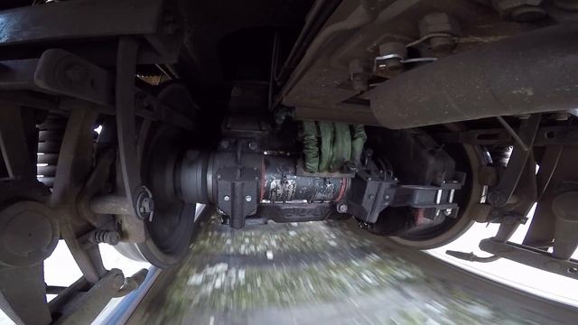 [GoPro] Колёсная пара тепловоза ЧМЭ3 / CME3 Locomotive Wheelset