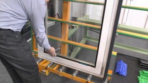 Правильное расклинивание стеклопакета с подкладками Roto Glas-Tec