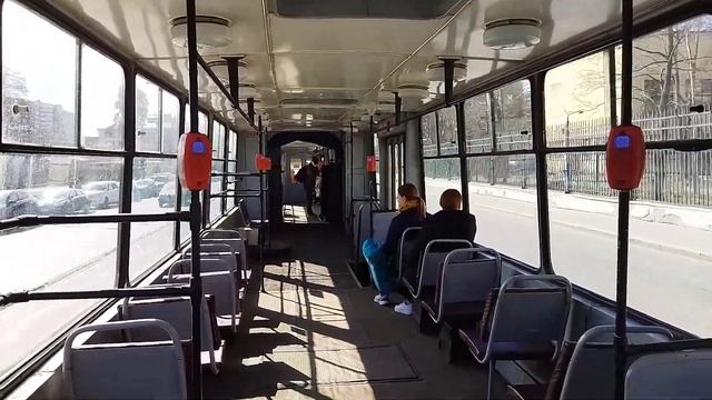 Трамвай "3032 по 38" Санкт-Петербурга 12-***: ЛВС-86К 3032 по №38 (23.04.22) смотреть онлайн