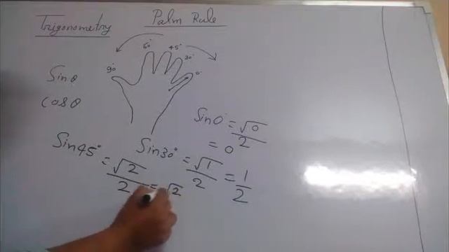 हथेली के help से Sin और Cos के Angle निकालना смотреть онлайн