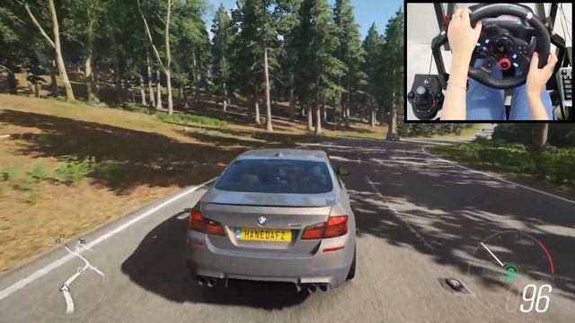 BMW M5 - Forza Horizon 4 | Logitech g29 gameplay смотреть онлайн