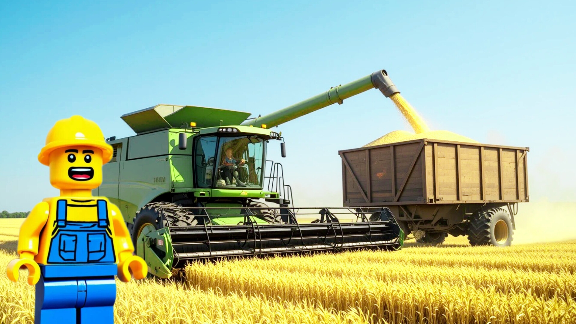 Песенка про ЗЕРНОВОЗ для детей | Песенка про машинки | Мультики про машинки смотреть онлайн