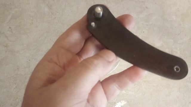 Простой фрикционный складной нож- конструкция для начинающих ножеделов./Simple Friction Folder.
