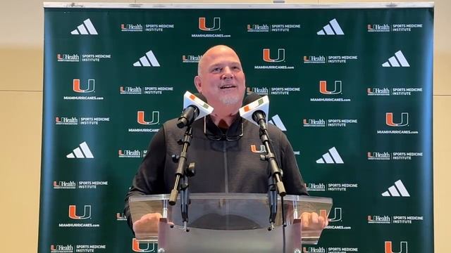 Miami Hurricanes defensive coordinator Lance Guidry Nov. 25 смотреть онлайн