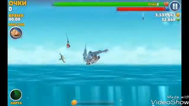 Мини обзор на взломанную Hangry Shurk Evolution смотреть онлайн