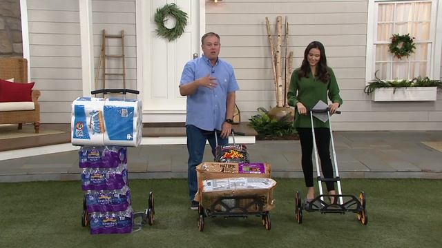 UpCart Lift All-Terrain Folding Stair Climbing Hand Cart on QVC смотреть онлайн