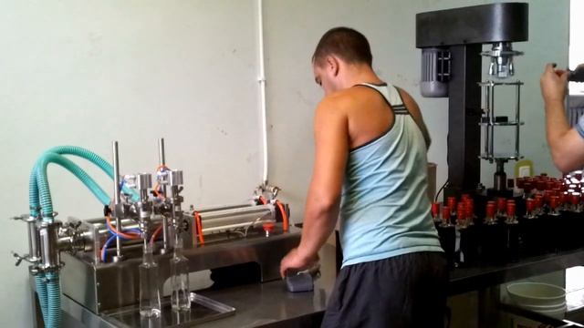 Линия разлива и укупорки жидких пищевых продуктов смотреть онлайн