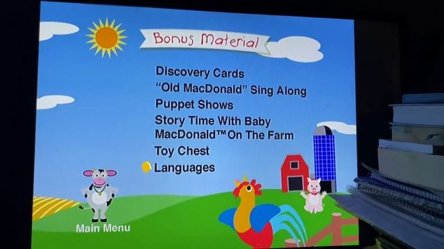 Baby Einstein: Baby MacDonald Late-2004 DVD Menu Walkthrough смотреть онлайн
