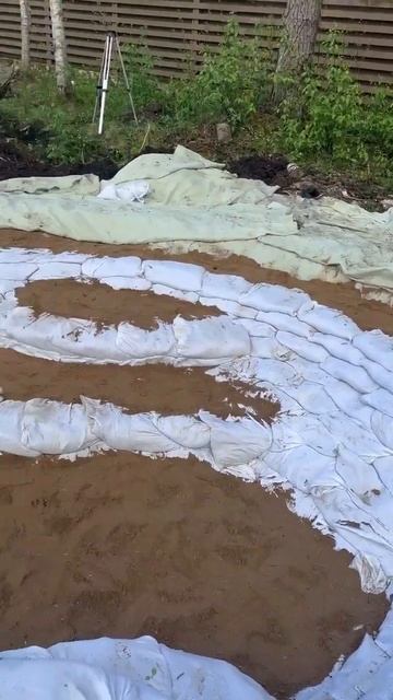 Строительство декоративного пруда в пос. Репино (4-й этап) смотреть онлайн