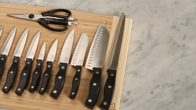 Chicago Cutlery - Metropolitan 15 Piece Block Set смотреть онлайн