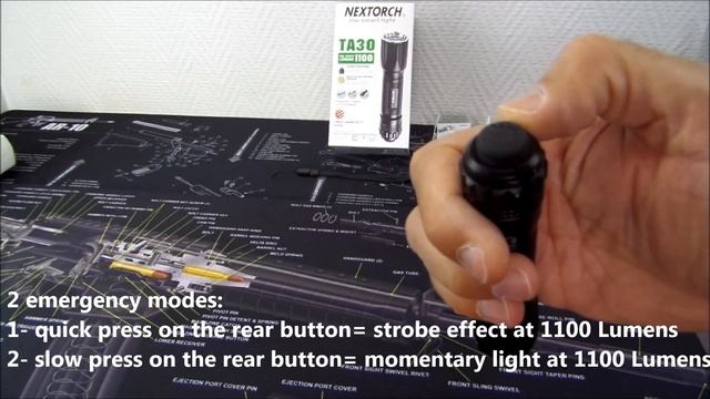 NEXTORCH TA30 Tactical Light/ Lampe tactique смотреть онлайн