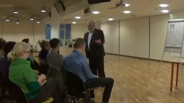Жданов В Г Естественное востановление зрения Ознакомительная лекция Нарва, Эстония смотреть онлайн