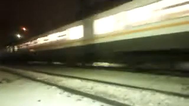Сильный разгон.Электропоезд ЭП2Д-172 Отрадное-Одинцово смотреть онлайн