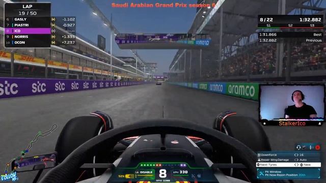F1 22 My Team - Saudi Arabian Grand Prix season 6 #75 смотреть онлайн