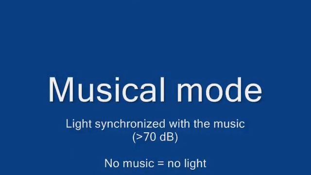 multicolor RGB LED bulb with musical mode смотреть онлайн