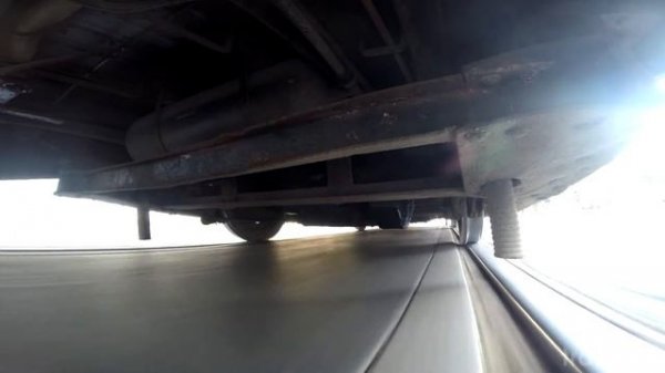 Под трамваем: тележка МС-4 № 2424 [GoPro]