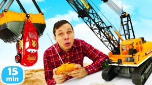 Молния Маквин и другие тачки заболели  Помогаем машинкам! Видео для мальчиков про машинки