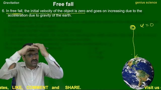 10th Science- Gravitation 14 | Free Fall | What is mean of Free fall | Galileo Galilei | Pisa Tower смотреть онлайн