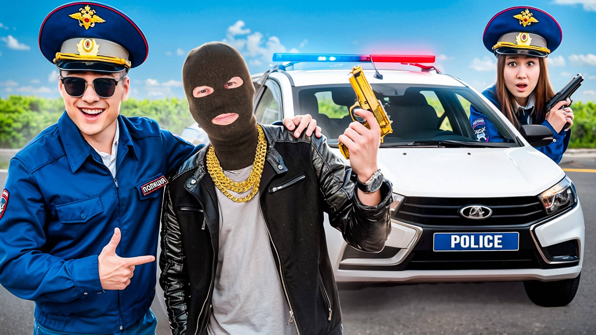 Хороший vs Плохой Полицейский в Реальной Жизни ! смотреть онлайн