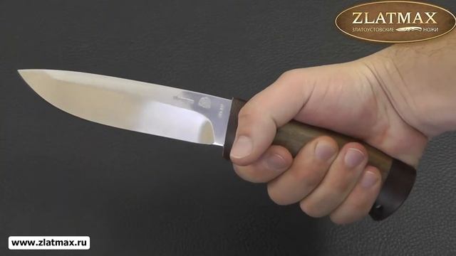Нож Артыбаш (ЭИ-107, Орех, текстолит) - Златоустовские ножи (zlatmax.ru) смотреть онлайн