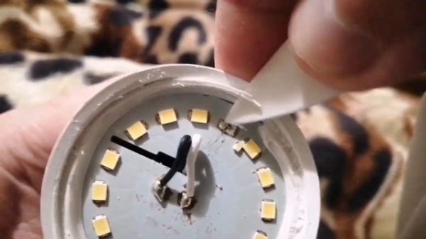 Как отремонтировать светодиодную лампу