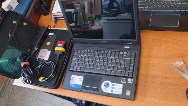 Видео отчет заказчика Владислава о получении посылки с ноутбуком ASUS и сканером DS150E 1 плата Blu смотреть онлайн