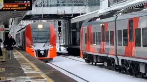 3 электропоезда поезда ЭС2ГП «Ласточка» на ст. Черкизово+ смотрите описание.