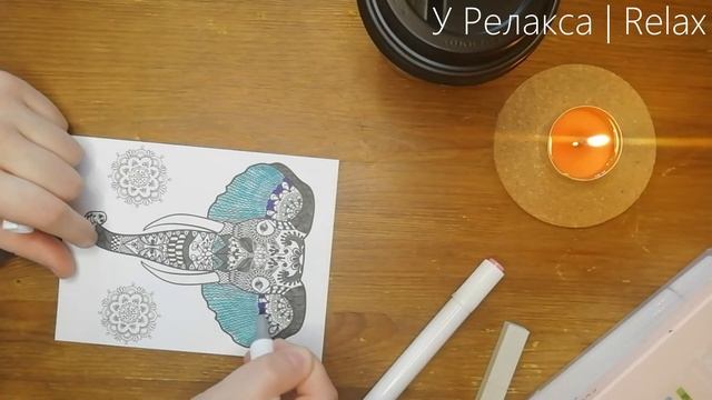 🖍 Рисуем в уютном кафе | Painting in the cozy coffee shop ASMR смотреть онлайн