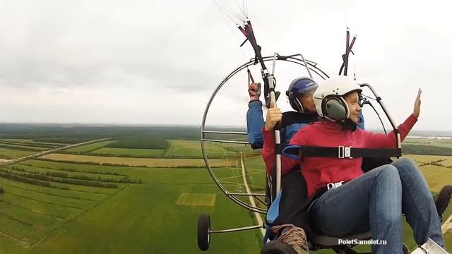 Полет на мотопараплане смотреть онлайн