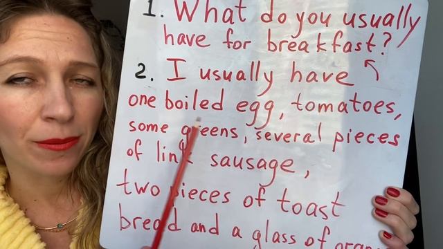 АНГЛИЙСКИЙ УЧУ УЧИТЬ. Говорим о завтраке на английском. смотреть онлайн