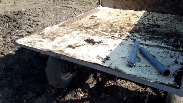 🔥Самодельная телега для мотоблока с откидыванием! 🔥 смотреть онлайн