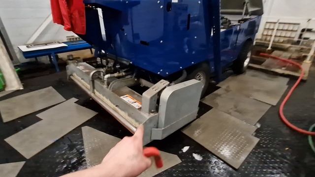 замена ножа+регулировка угла атаки на Zamboni