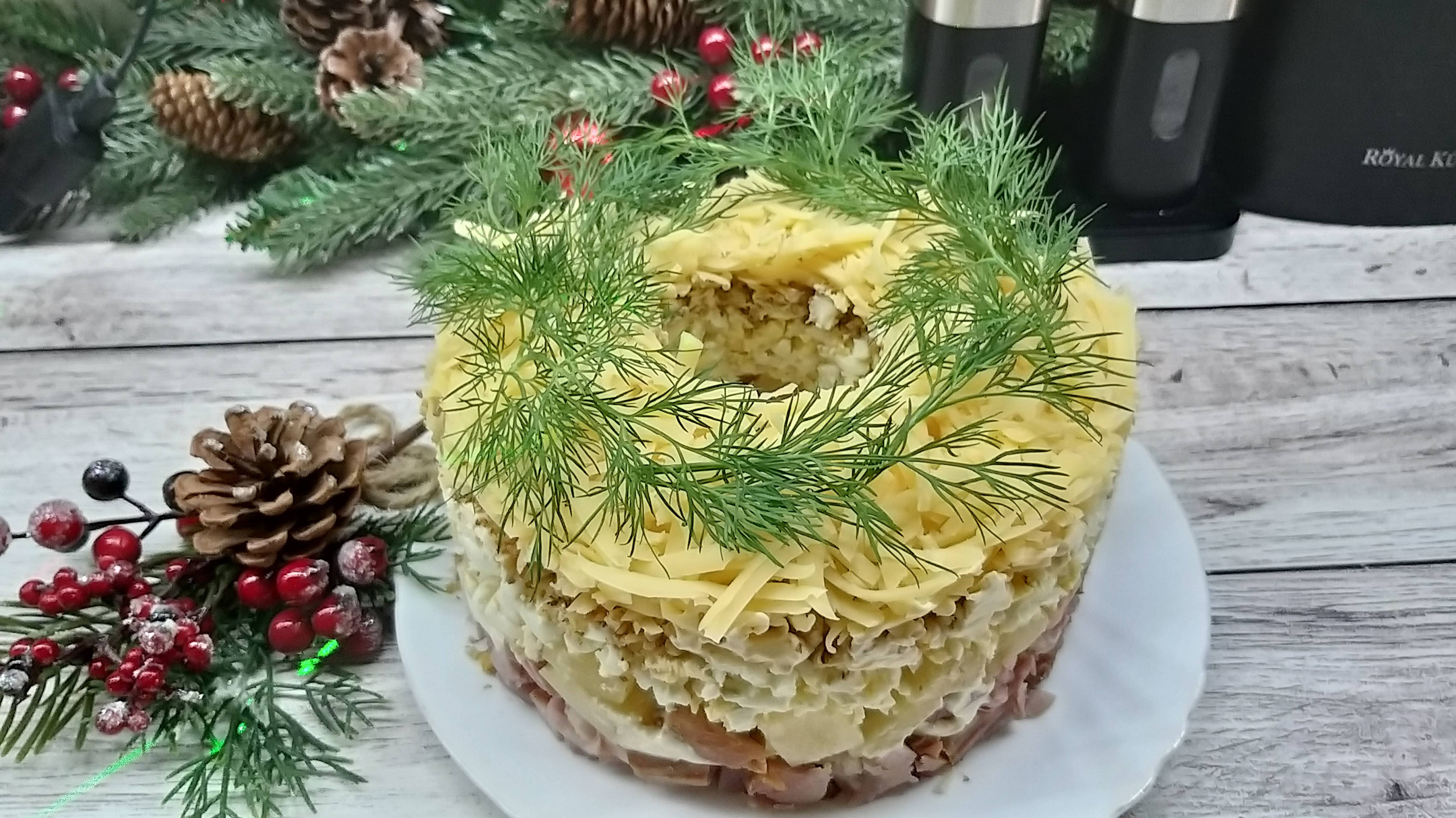 Салат с ананасом и курицей нежный! Всегда вкусно и необычно! смотреть онлайн