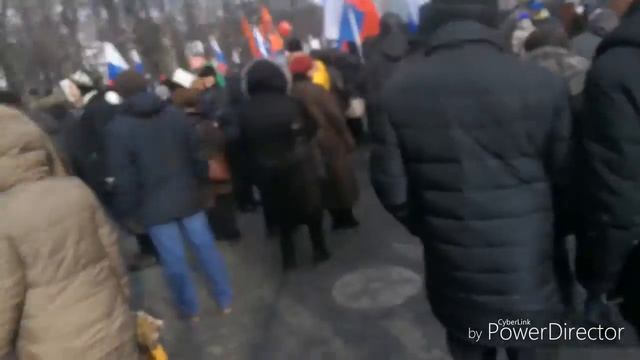 Влог. Марш в честь памяти Бориса Немцова . И поход в Кофе Хауз