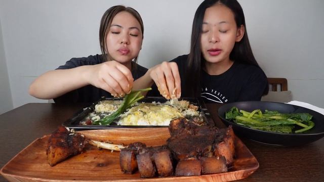 Naga Pork Mukbang | Northeast India Mukbang #mukbang #food