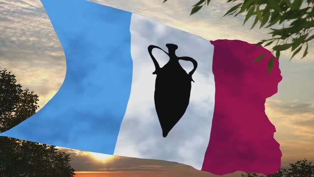 Флаг и гимн Гроландии Flag and anthem of Groland смотреть онлайн