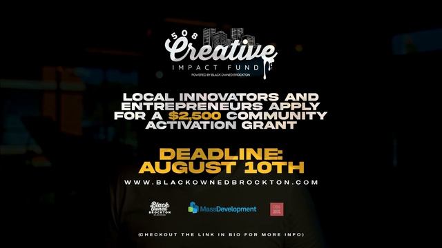 Creative Impact Fund Grant x Brockton Arts смотреть онлайн