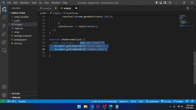 PeerJS Tutorial #2 : Implement PeerJS смотреть онлайн