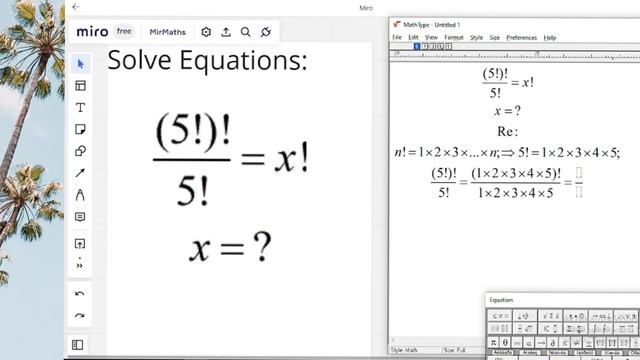 Solving the Equations. Factorial | Решение уравнений. Факториал | Faktöriyel | Mathematics. #maths смотреть онлайн