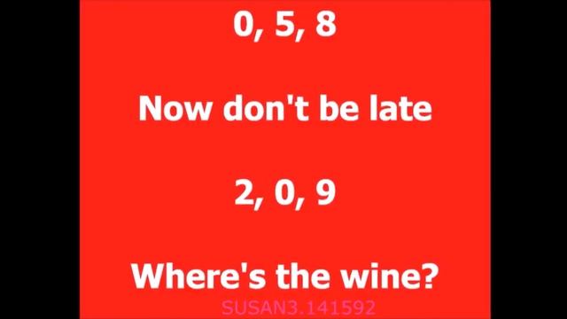 100 digits of pi slower down and a lycris😁 hope u like it смотреть онлайн