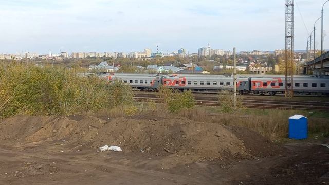 "Тамбовские будни" Тепловоз ТЭП70БС 141 с пассажирским поездом №109/110 Санкт-Петербург Астрахань смотреть онлайн