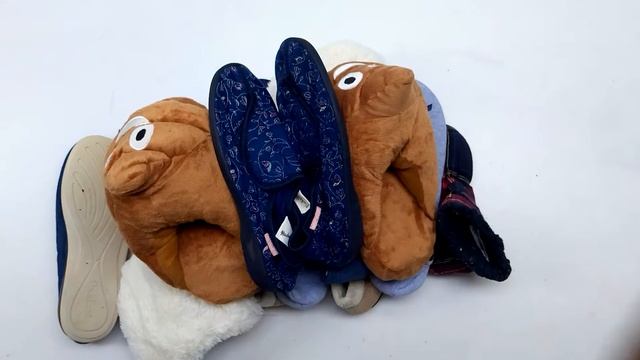 Мешок № 06111 Домашняя обувь Экстра.Арт.3103. Вес 20 кг. Кол-во 91 шт смотреть онлайн