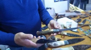 Ножи из эпохи каменного века! Ножи из обсидиана! Оригинальный подарок! Нож от компании Каменный Век