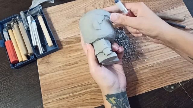 Гипсовая фигурка/ Резьба по гипсу/ Plaster figurine/ Plaster Carving смотреть онлайн