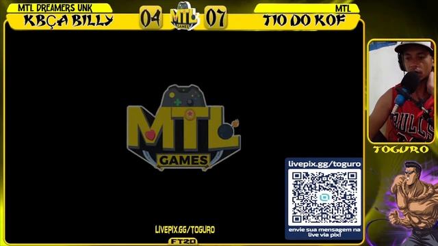 KBÇA BILLY VS TIO DO KOF - SUPREME MATCH KOF 98 #MTLGAMES смотреть онлайн