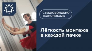 Минеральная изоляция на основе стекловолокна ТЕХНОНИКОЛЬ. Легкость монтажа в каждой пачке