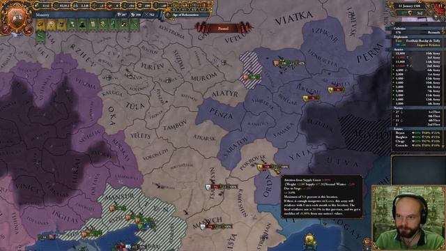 EU4 - Москва - 42 - Very Hard - (1.30.4, Захват Мира, WC, Московия, Muscovy, Europa Universalis 4) смотреть онлайн