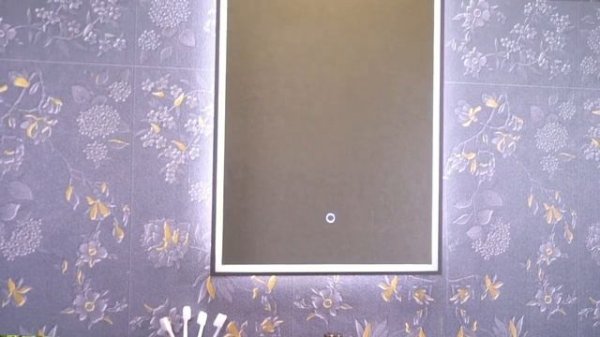 Зеркало Wellsee 7 Rays' Spectrum прямоугольное вертикальное с фронтальной LED-подсветкой