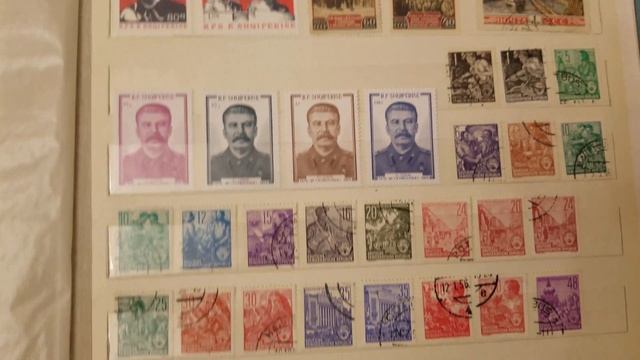 филателия диктатор Сталин на марки СССР и странах мира stamps USSR Stalin in the world смотреть онлайн