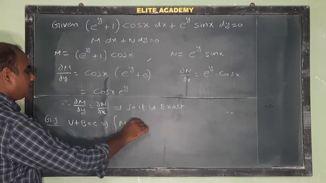 (e^y +1) Cos x dx + e^y Sin x dy = 0 B.Tech ; B.Sc | Maths | Exact Differential Equation@EAG смотреть онлайн